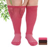 AMITOFO Diabetic Crew Socks for Men & Women —Bamboo Viscose Non-Binding Seamless Socks with Reinforced Heel & Toe