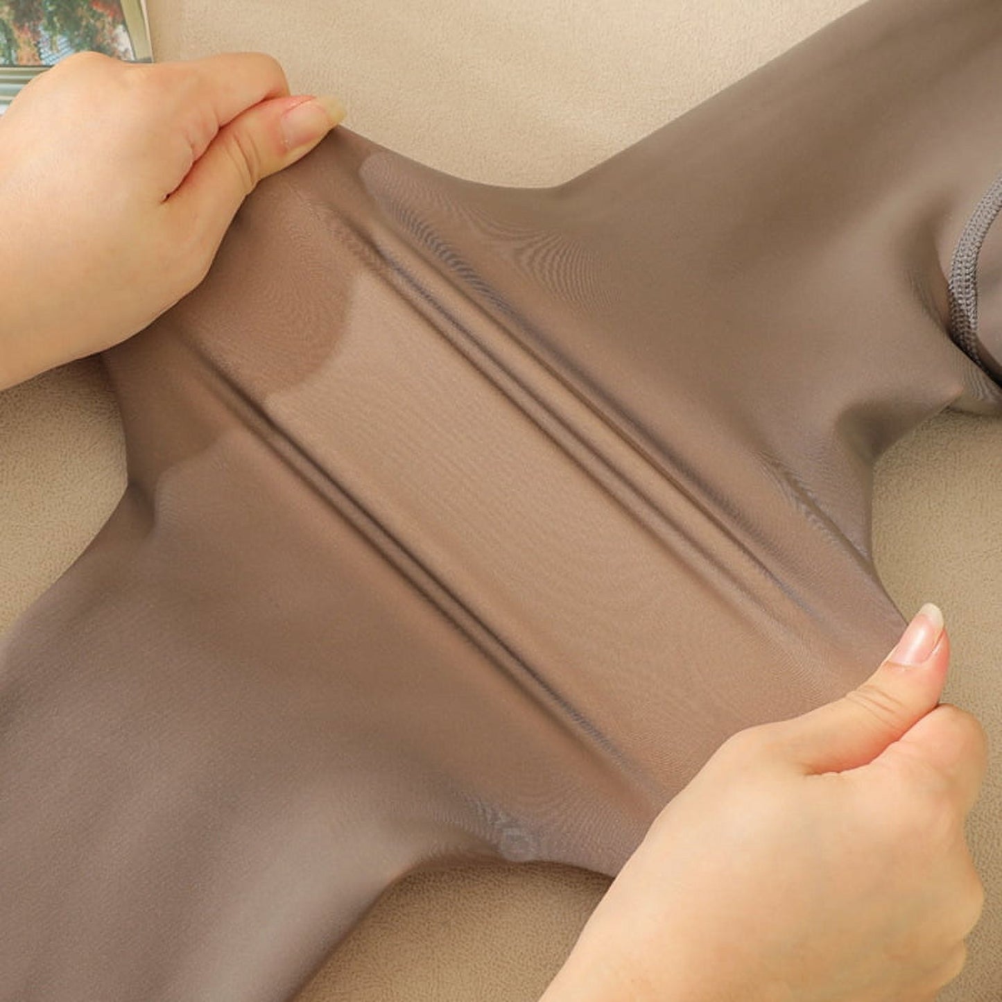 ZFSOCK Fleece Lined Tights for Women Plus Size Sheer Pantyhose Fake Translucent Thick Leggings Opaque Tights High Waisted Winter Warm Thermal Stocking,Black