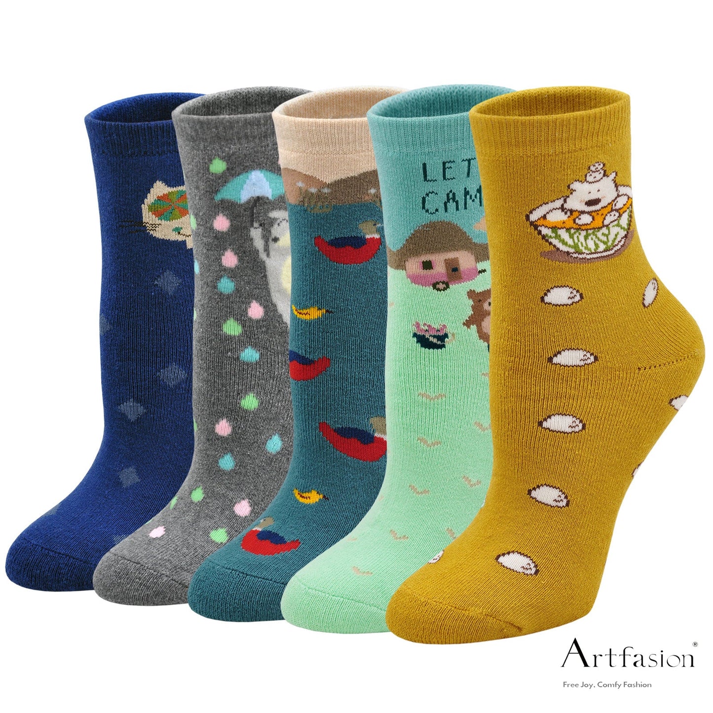 Zfsock's Thick Thermal Winter Animal Socks