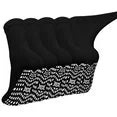 AMITOFO Women's Non-Slip Grip Socks,Non Slip Socks with Rubber Gripper Bottom,Ideal for Yoga, Pilates,Hospital Use,5-Pair Gripper socks
