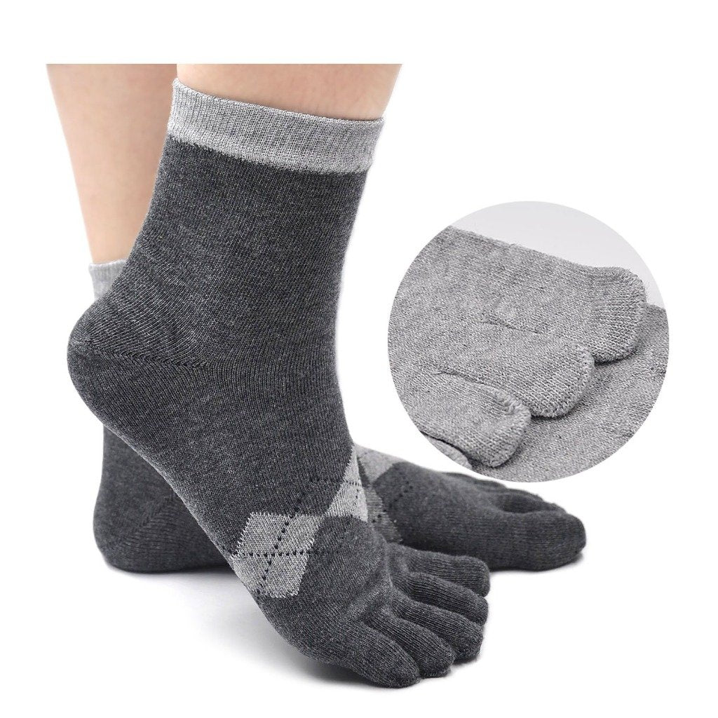 grey golf crew socks for men
