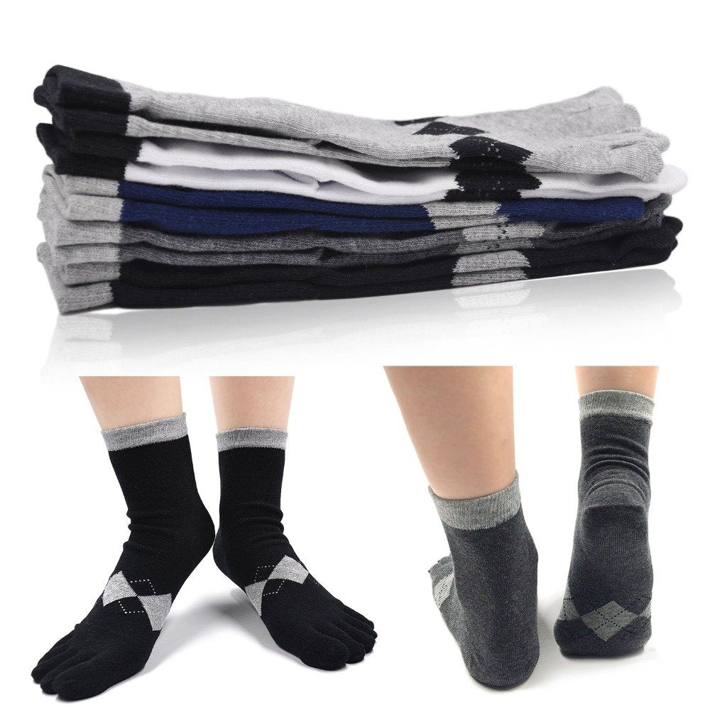 cotton athletic crew socks for men